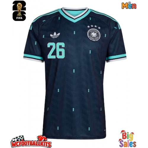 Germany Deniz Undav #26 Replica Away Stadium Shirt World Cup 2026 Short Sleeve